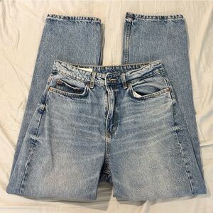 Zara Light Blue Ankle & Cropped Jeans